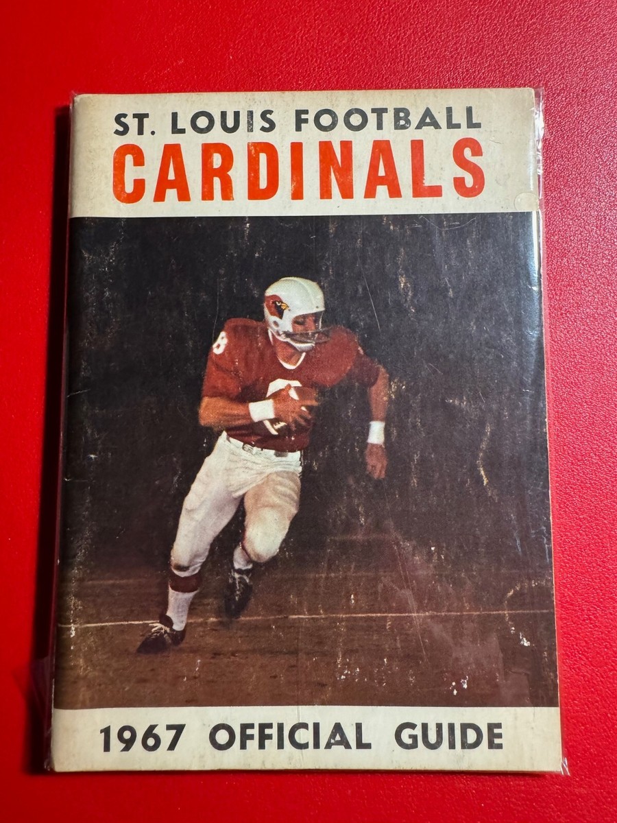 1967 LOUIS CARDINALS FOOTBALL MEDIA GUIDE