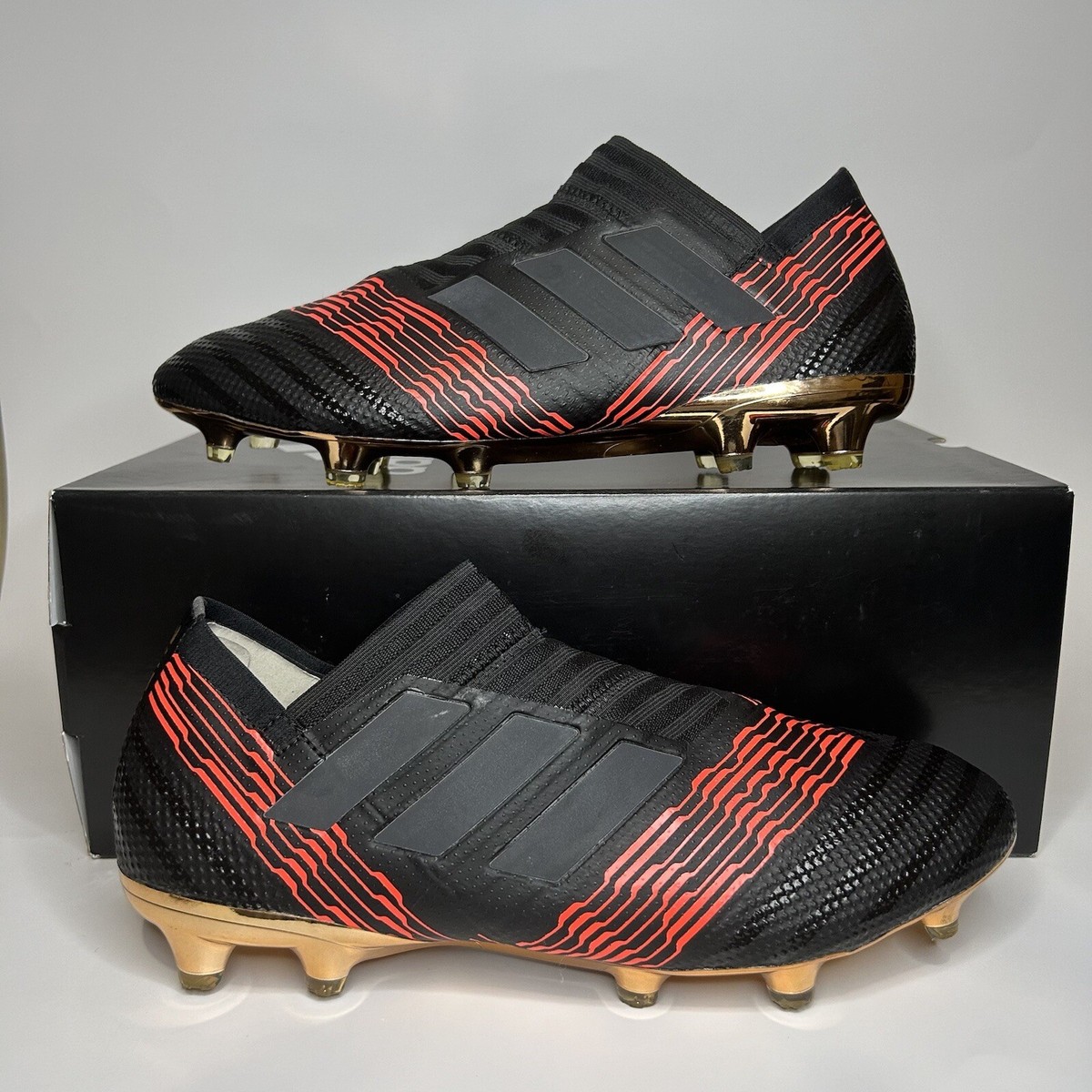 シューズ adidas NEMEZIZ 17+ FG/AG gold black 25cm Adidas Nemeziz 17+ FG Black/Gold, Size 10 US | eBay