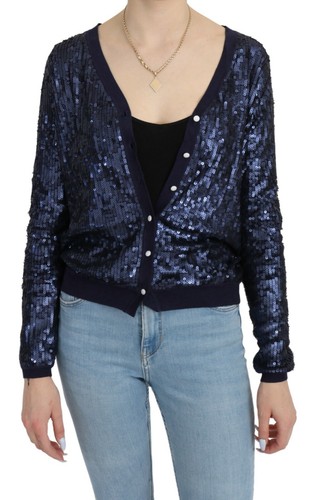 Sequined Sweater Cardigan IT42 