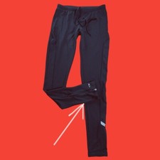 CHAMPION ... Zip Cuff Drawstring Active Legging Pants ... Black Size S