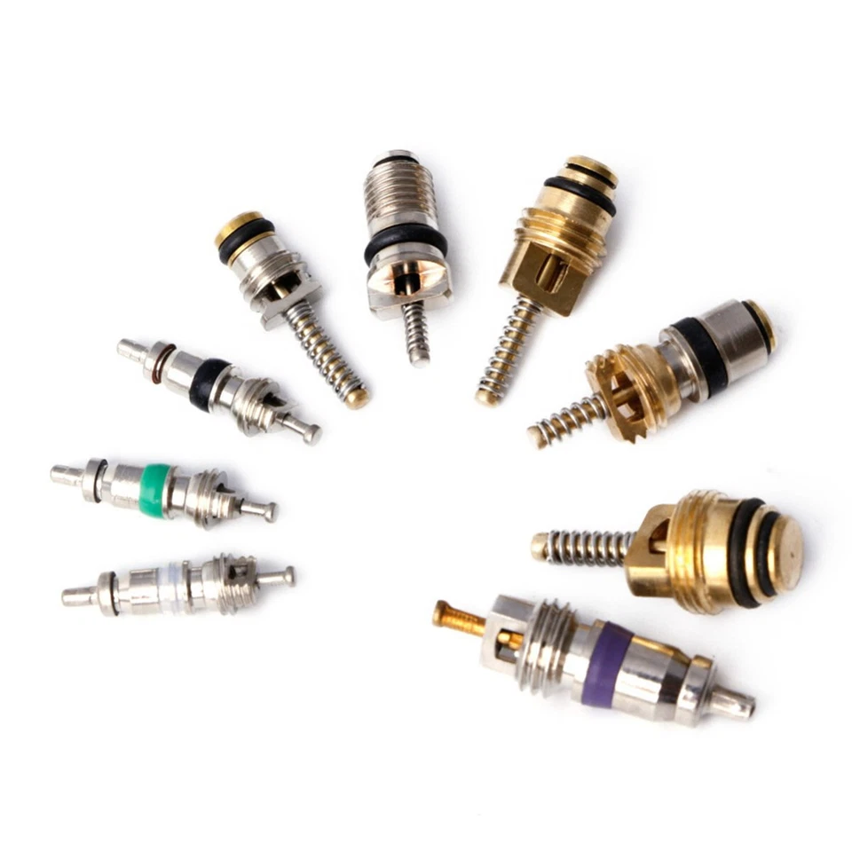 Núcleos de válvula de aire acondicionado para automóvil camión R134A kit surtido automotriz en caja Foto 4 de 4