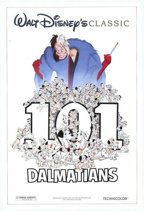 101 Dalmations (Double Sided) (1996) Original Movie Poster