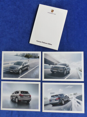 Porsche Cayenne Platinum Edition MJ 2014 - Postkarten Set 4 postcards 2013