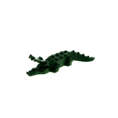 Lego ALLIGATOR CROCODILE Animal -Dark Green- 6026c01
