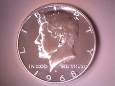 1968 S PROOF 40% SILVER KENNEDY HALF DOLLAR *FREE SHIPPING* IN STOCK
