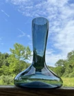 Blenko Glass Vase - Charcoal 5712
