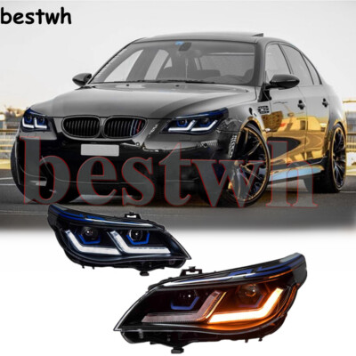 Paar Led Scheinwerfer für BMW 5er E60 E60 Style 2003-09 HID Xenon Plug and Play