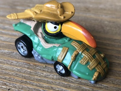 Angry Birds Go Telepods grün Toucan Kart Racer Rovio QR-Code selten sehr guter Zustand
