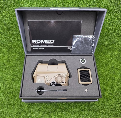 Sig Sauer ROMEO8T BDC 1x38mm 65MOA & 2MOA Reflex Sight Titanium FDE