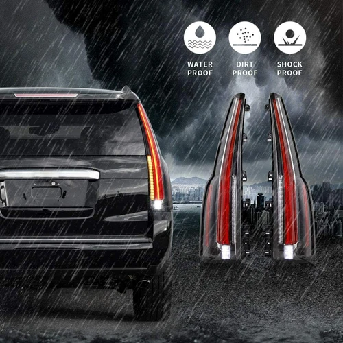 VLAND For 2015-2020 GMC Yukon Cadillac (Escalade Style) Tail Lights Rear Lamps - Picture 6 of 10