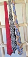 A LOT of 3 MILANO SILKY CLASSIC 3.75" wide TIES