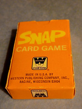 SNAP Card Game Whitman COMPLETE w/ INSTRUCTIONS  2 EXTRA BLANK CARDS Vintage
