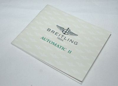 Breitling Instruction Automatic 2 Manual Booklet