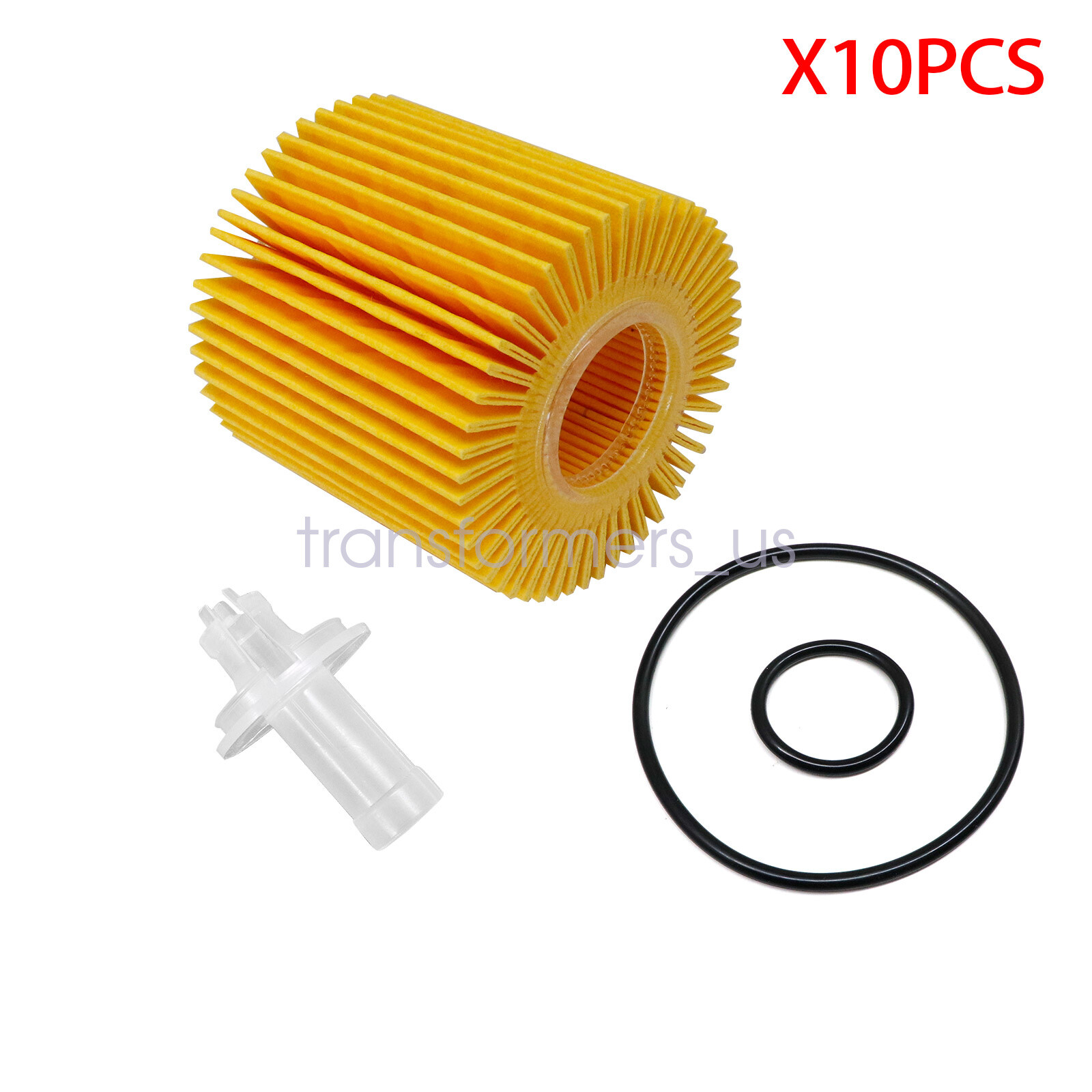 10pcs For Toyota Avalon Camry Highlander RAV4 Tacoma Sienna Engine Oil Filter