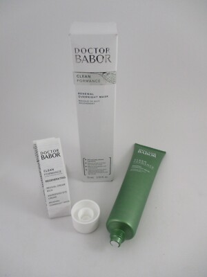DOCTOR BABOR CLEAN FORMANCE RENEWAL OVERNIGHT MASK 2.53 OZ *NEW/SEALED IN BOX*