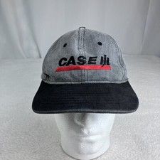 EUC VTG Case International Harvest IH Black And Gray SnapBack. Made In USA! Dad.