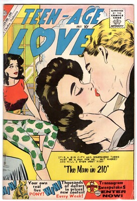 Teen Age Love #15 1960 BLANK INSIDE COVERS Test? Contains Billy the Kid #24