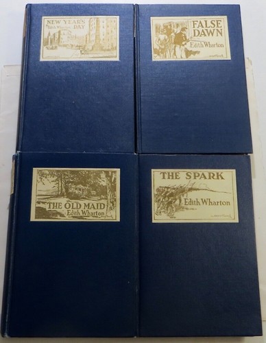 Edith WHARTON / OLD NEW YORK 4 Novellas 1st Ed. * 1924 D. APPLETON * VG+ to EXC