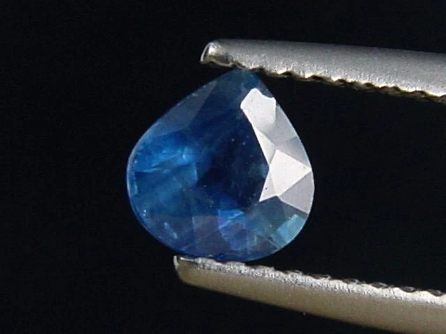 Blauer Saphir 0,76 Ct. Tropfen facettiert (4850t) - Bild 1 von 1