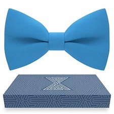 Mens Bowties Pre-tied Shape L - 19-99 yrs., adults, full age 14 Deep Blue
