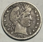 1895 O Barber Half Dollar Silver Coin New Orleans 50C KM#117 Circulated