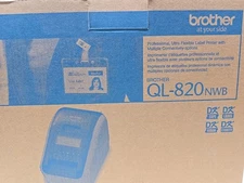 Brand New - Brother QL-820NWB Direct Thermal  Label Printer - White/Black