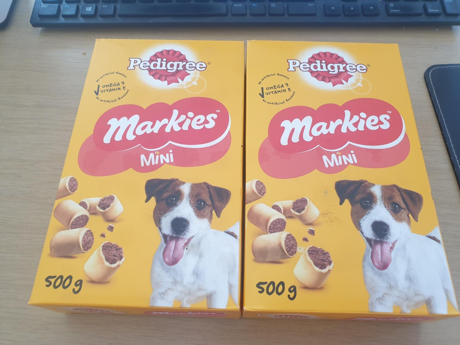 Pedigree Mini Markies Dog Treats with Marrowbone Dog Biscuits 2 X 500g JUST£9.75