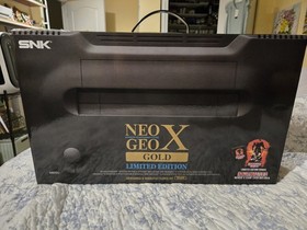 SNK NEO GEO X GOLD Limited Edition Console *MINT FROM A COLLECTOR* 