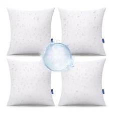 18x18 Outdoor Pillows,Set of 4 Throw Pillows 18x18 Inch (Pack of 4)