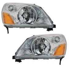 Headlight Assembly Set Driver & Passenger Side Fits 2003-2005 Honda Pilot