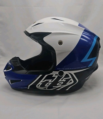 #ad #ad Troy Lee Designs GP MX Helmet Overload Blue White Sz Large $99.99