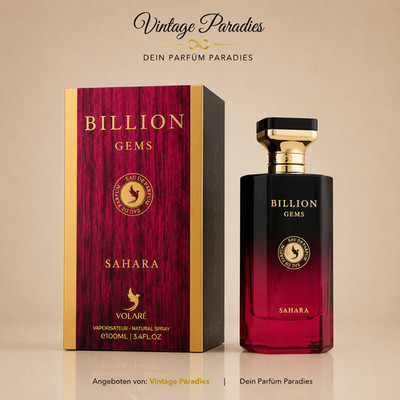 Volare Billion Gems Sahara Eau de Parfum 100ml Unisex Neu OVP