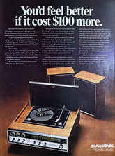 1960s Panasonic Sound System Stereo Selector Short Wave Tuner Vintage Print Ad
