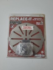 Sioux Chief ReplaceIt Adjustable 3 -6 " Drain Strainer 847-7 Stainless Steel -W