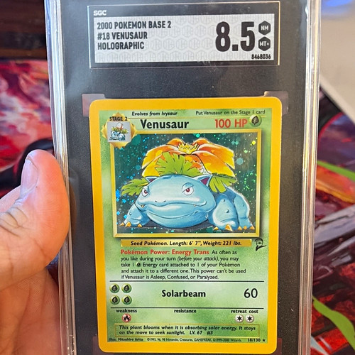 Venusaur graded SGC 8.5 for sale on eBay