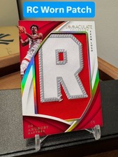 #/4 OG ANUNOBY 2017-18 Immaculate TEAM LOGO Worn JUMBO PATCH ROOKIE RC Knicks