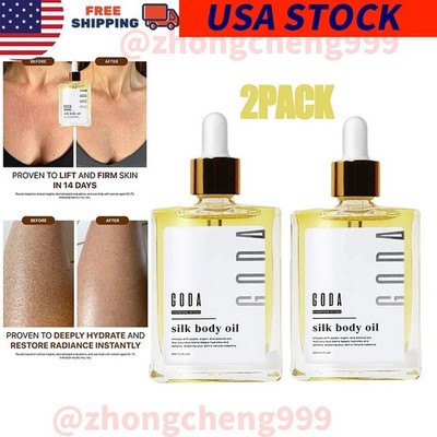 2pcs GODA Silk Body Oil,Silk Body Oil,Goda Perfume Oil,Bath & Shower Oil Smooth