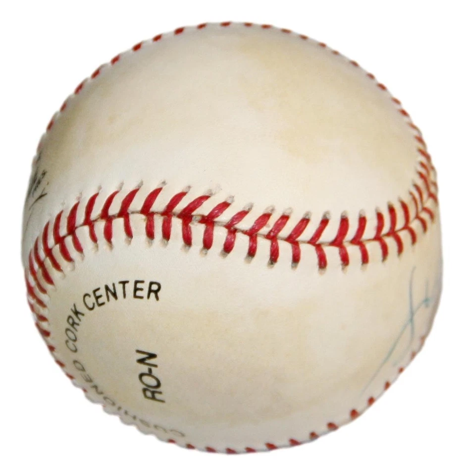 Hank Aaron Autographed Official National League Baseball Braves PSA/DNA - Image 4 of 4