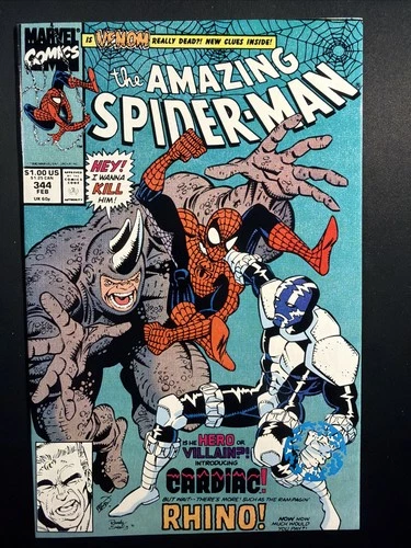 The Amazing Spider-Man #344 1992 Marvel Comics 1st Print VF+ *A2