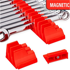 5413m Ernst Mfg. 40 Tool Magnetic Modular Wrench Pro Organizer - Red