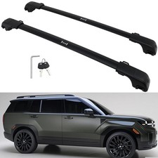 Upgraded 260lbs Cargo Carrier for Hyundai Santa fe 2024-2026 Roof Rack Cross ...