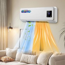 Ductless Portable AC - No Window Needed, 3-In-1 Wall Mount Air Conditioner with