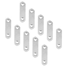  4 Pack Small Strong Bracket Stainless Steel Straight Flat Brackets Brace Metal