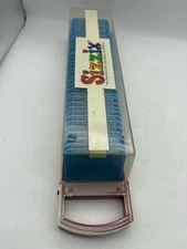 SIZZIX Sizzlits Rat A Tat Cutting Die Alphabet Set W Plastic Case 34 Pieces