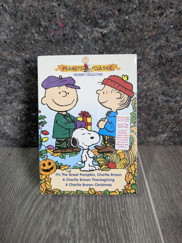 Peanuts Classic Holiday Collection 3 DVD Box Set Snoopy Charlie Brown NEW Sealed