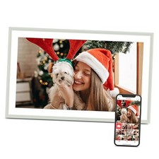 Digital Picture Frame, 15.6 Inch Frameo Digital Frame WiFi, 1920 1080 IPS FHD
