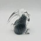 Vintage Murano Handmade Art Glass Fumato Sculpture Bunny Figurine V Nason