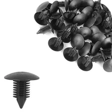 40pcs 10mm Hole Dia Plastic Bolt Rivets Fastener Rivets Bumper Retainer Clips