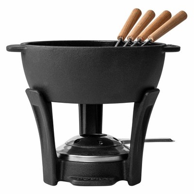 Boska Käsefondue-Set Party Pro, Fonduetopf, Gusseisen, Schwarz, 1.1 Liter 853554