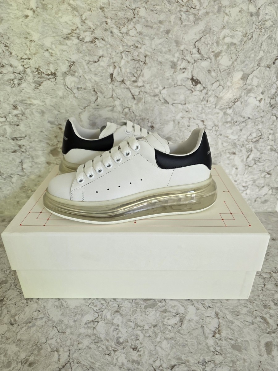 ALEXANDER MCQUEEN Oversized Bubble Womens UK EU 37 White Black